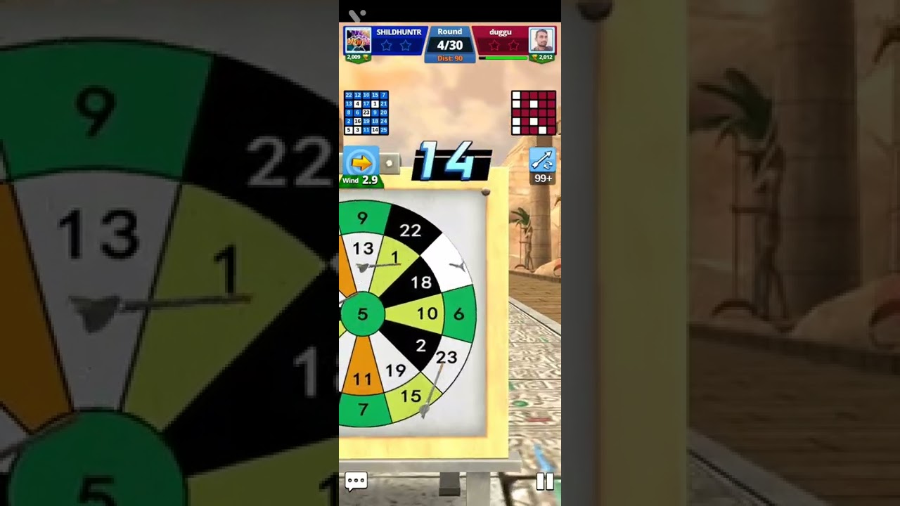 how to win archery battle on BINGO/ 