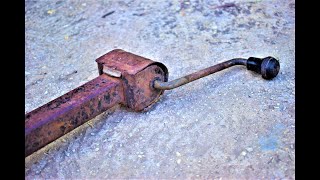 : Very Old Car Jack ???  The best Unique Home-Made Tool Idea