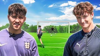 PRO YOUTUBE GOALKEEPER Vs BODYBUILDER 1 on 1 Shooting Challenge