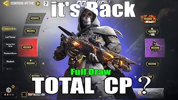 Codm Best Mythic M13 - Morningstar Full Draw Total CP? | DOMINIO MYTHIC Drop Is Back In Cod Mobile