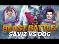 DOG VS SAVJZ! BEAST BATTLES!  | Hearthstone Battlegrounds | Savjz