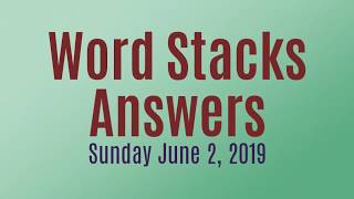 Word Stacks Daily Challenge June 2 2019 screenshot 3