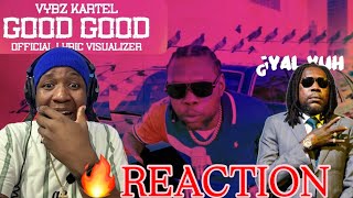 Vybz Kartel, Bobby Konders, Massive B - Good Good (Official Lyric Video) [REACTION]