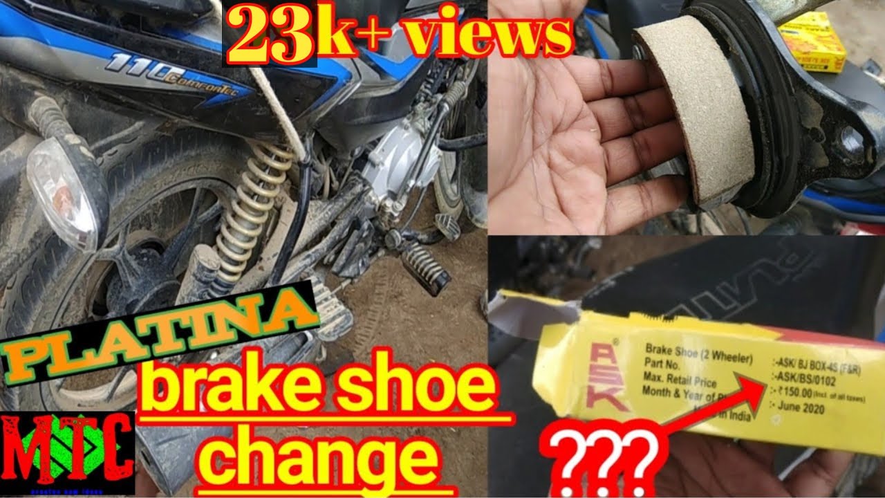 platina bike brake shoe price