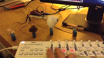 MIDI controlled servo motors
