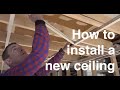 How to install a ceiling in a basement or garage with Armstrong QuickHang Ceiling