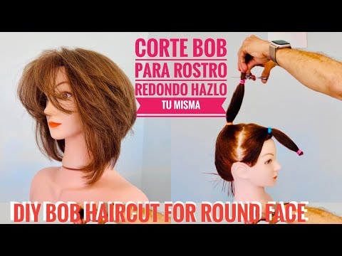 Short Bob Haircut for Round Face Do It Yourself