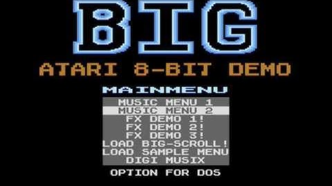 Atari 8 bit BIG Demo