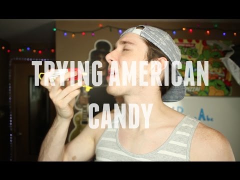 AMERICAN TRYING AMERICAN CANDY 