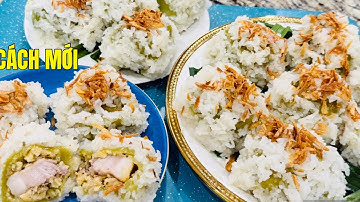 Xôi Khúc,Bánh Khúc Cách Mới Không Cần Ngâm Nếp Lâu MẸO NHỎ Để Hạt Nếp Dẻo Lâu KO Bị KHÔ Nhân Đậm Đà 