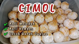 CIMOL ANTI MELEDAK / CARA MENGGORENG CIMOL AGAR TIDAK MELEDAK / RESEP CEMILAN #cimolantimeledak
