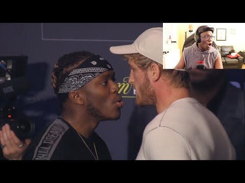 REACTING TO KSI VS LOGAN PAUL 2 FINAL PRESS CONFERENCE