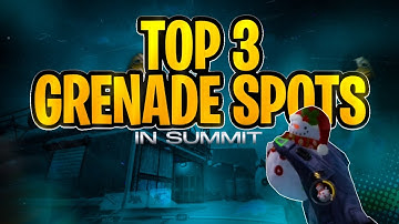TOP 3 GRENADE SPOTS IN SUMMIT | #codm
