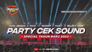 DJ MASHUB PARTY CEK SOUND 2023 • Pargoy Thailand Dor • Slow Bass | ALFIN REVOLUTION