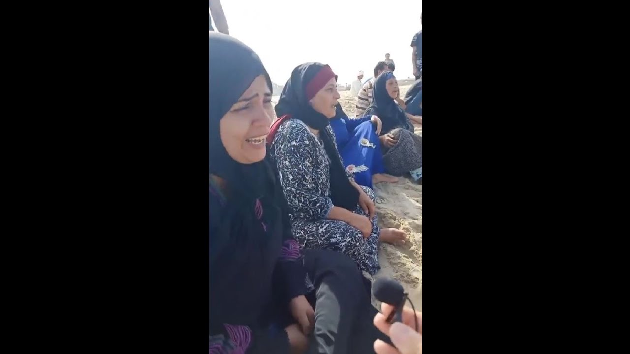 اطلع يا أحمد يا ضنايا.. والدة شاب لقي مصرعه غرقا في شاطئ جمصة تنادي عليه: بقالك يومين كفاية