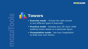 mozaBook Interactive Teaching Software - Towers tutorial video