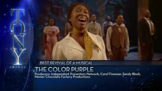 Acceptance Speech: The Color Purple  - Best Revival of a Musical (2016)