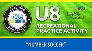 U8 Number Soccer Activity