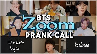 Zoom Prank Call || BTS IMAGINE oneshot ff screenshot 2