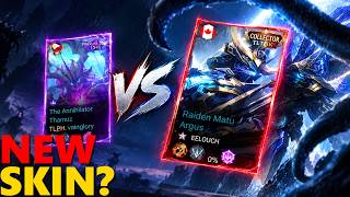 NEW ARGUS COLLECTOR SKIN   BUFFED ARGUS vs 11.11 THAMUZ — WHO WINS? | Mobile Legends
