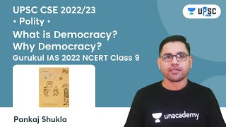 What is Democracy? | Why Democracy? | Part 1 | Chapter 01 | Polity NCERT Class 9 | IAS 2022/23