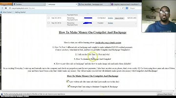 Make Money On Craigslist And Backpage Learn To Post Like A Pro On Backpage & Craigslist