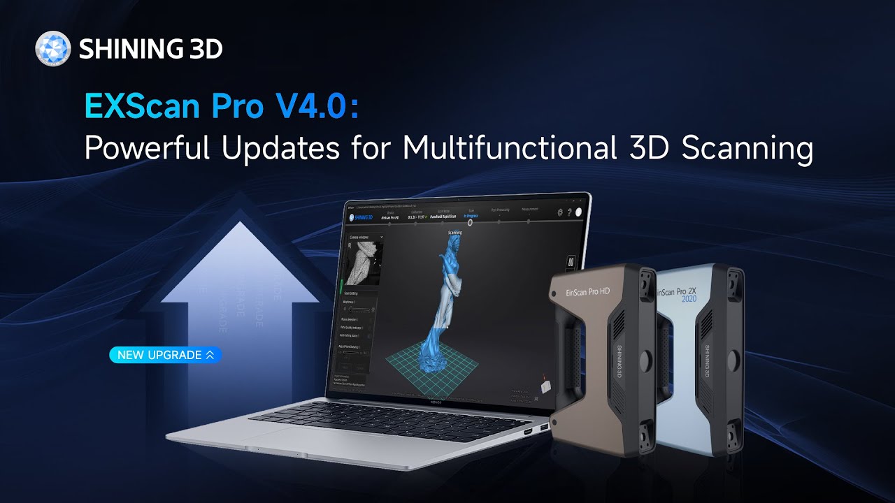 EXScan Pro v4.0: Powerful Updates for Multifunctional 3D Scanning