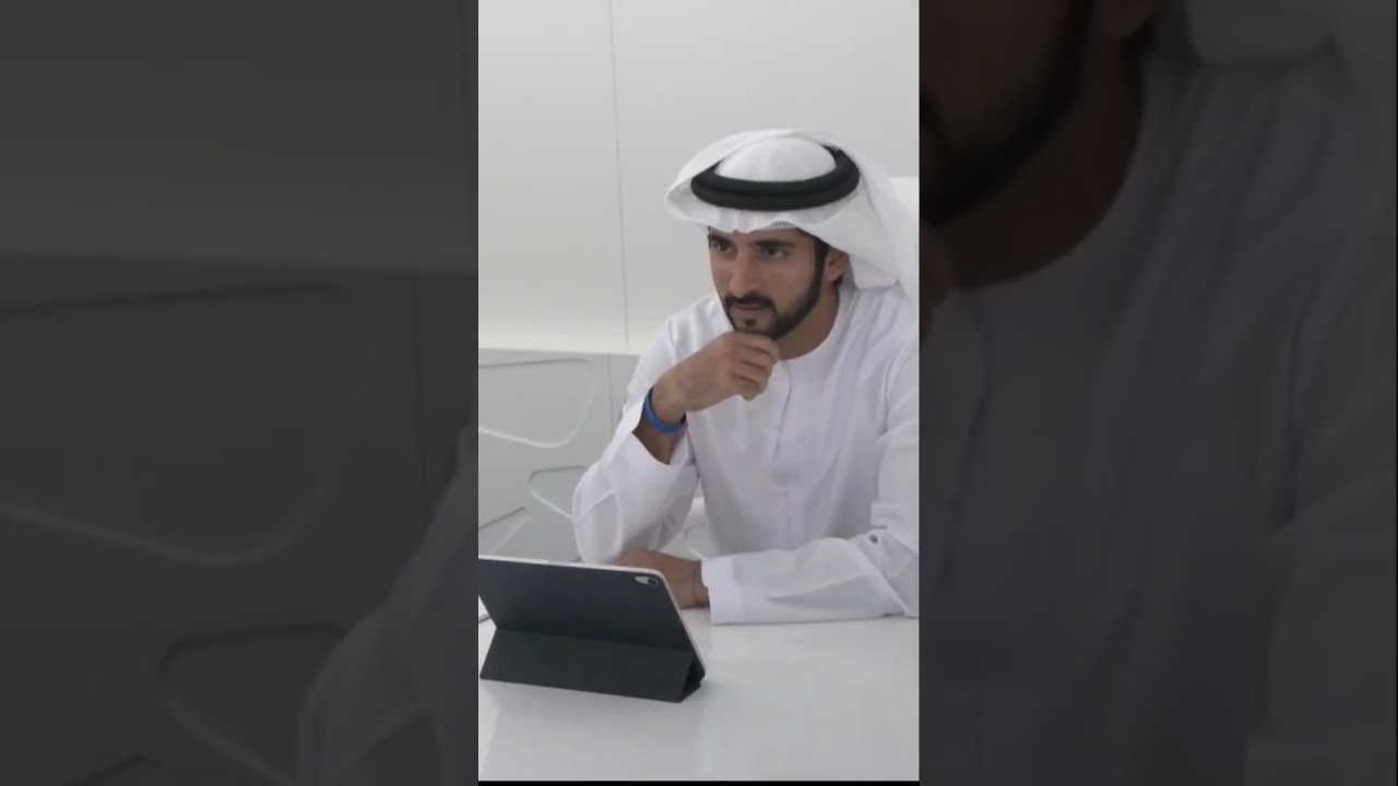 Sheikh Hamdan Fazza Dubai Crown Prince Virtual Conference With Government Officials 