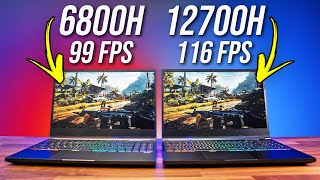 AMD or Intel For Gaming? 6800H vs 12700H in 21 Games!