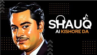 Shauq Cover | Qala | AI Kishore Kumar | शौक़ कवर | क़ला | किशोर कुमार