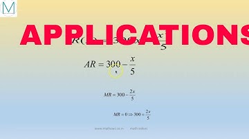 APPLICATIONS OF CALCULUS IN COMMERCE AND ECONOMICS CLASS 12