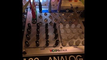 Weekend Jam session with 4ms VCA Matrix