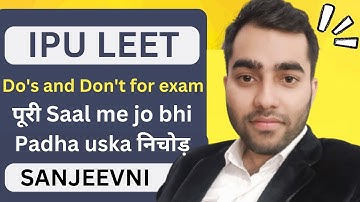 IP University LEET 2023 Final Touch REASONING Important Topics! Btech lateral Entry after Diploma