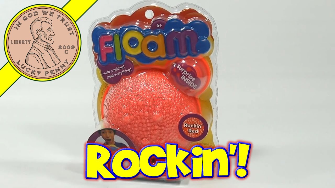 Floam Rockin' Red Molding Compound - Nickelodeon Toys - YouTube