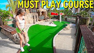 We Found the BEST Mini Golf Course by the Beach!
