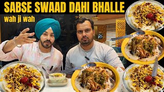 SUPER CREAMY Dahi Bhalle of Punjab I Punjab Street Food I Unofficial Talks with Jazzi Bawa Kotkapura