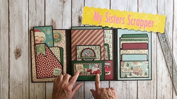 Authentique Jingle Trifold Folio