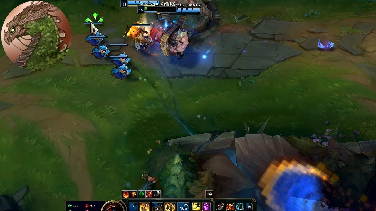 League of Legends - Let's Push Dragon gaming logo