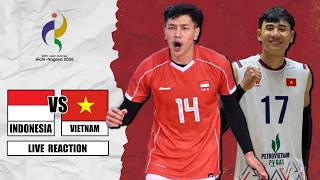 FINAL BRO 🔴 INDONESIA VS VIETNAM, Men's Volleyball Asian Games 2026 Live Reaction screenshot 4