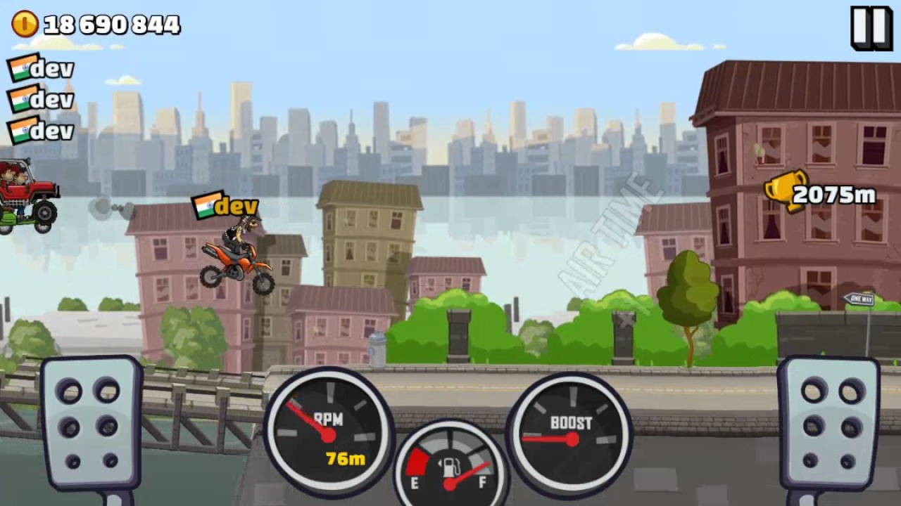 Hill Climb Racing 2 - Motocross Racing in City - YouTube