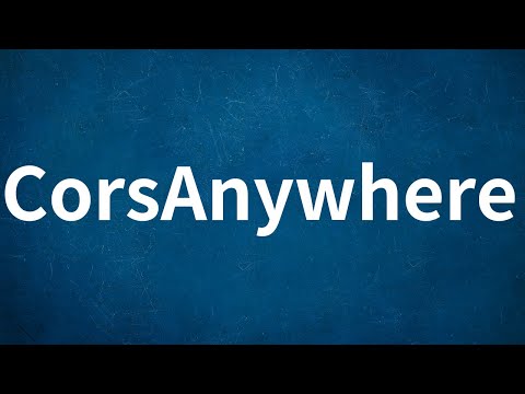 How to set Cors anywhere https