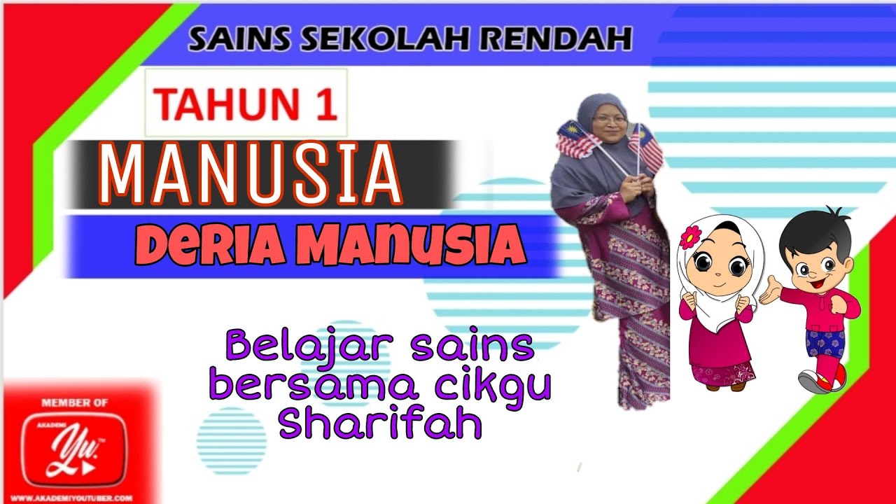 Sains Tahun 1 Unit 4  Manusia Subtopik  Deria Manusia  YouTube