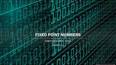 4 1 Fixed point numbers