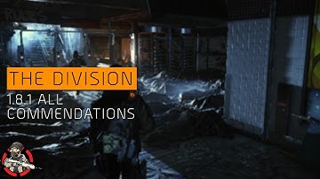The Division 1.8.1 All New Commendations | New Mask