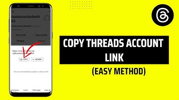 How To Copy Thread Profile Link