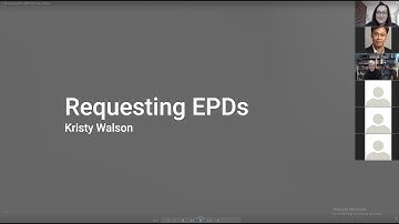 Requesting EPDs for the MEP 2040 Commitment - Kristy Walson