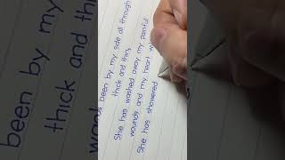 handwriting: how to write a poem on my mother | how to write a poem in english
