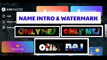 HOW TO MAKE A NAME INTRO IN KINEMASTER | TUTORIAL 2021