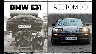 BMW 850i E31: A restoration close to Madness