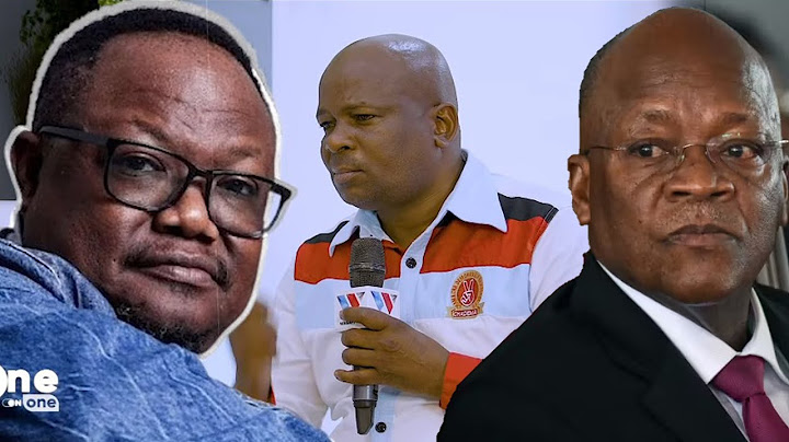 "TULIRUHUSU LISSU AGOMBEE URAIS SABABU ANA AKILI KAMA ZA MAGUFULI" - WENJE ALIPUKA